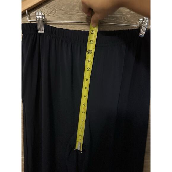 PLANET by Lauren G Navy Blue Stretch Comforter Relaxed Pants Size 2 M 10-12 - Picture 4 of 8